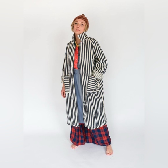 State The Label Jackets & Blazers - STATE The Label Potters Sunday Coat Jacket Small Medium Striped Women's new